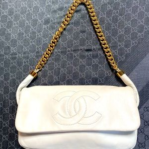 Chanel Rodeo Chain Link Bag. Gold HW